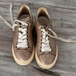Alexander McQueen Bronze Sneakers